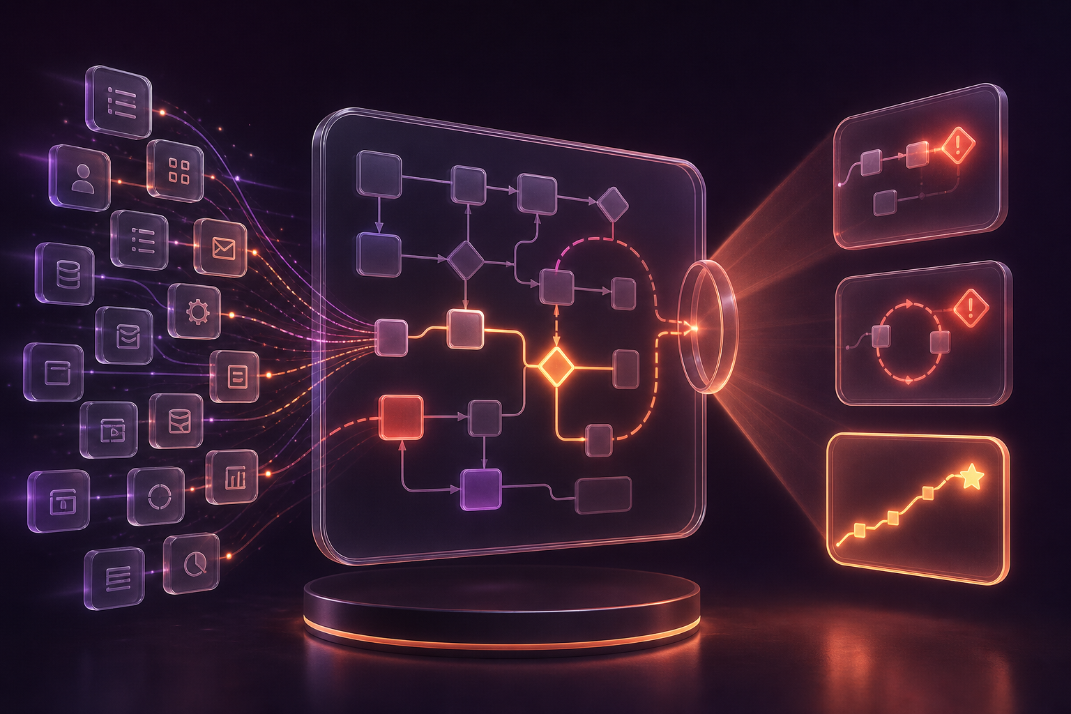 A workflow audit identifying bottlenecks and high-value automation opportunities