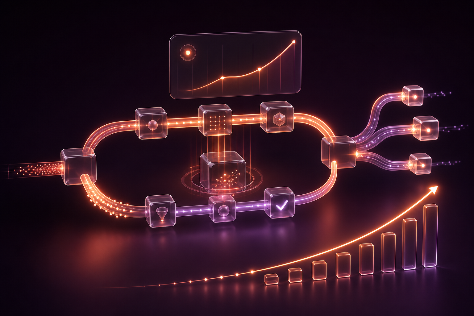 A monitored automation workflow being refined and expanded over time